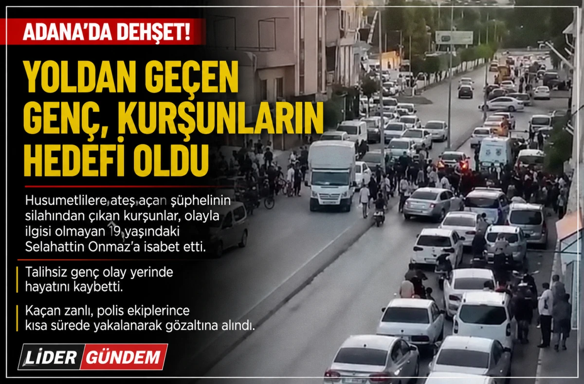 Adana'da husumet kavgasında acı son: Yoldan ge&ccedil;en 19 yaşındaki gen&ccedil; kurşunların hedefi oldu