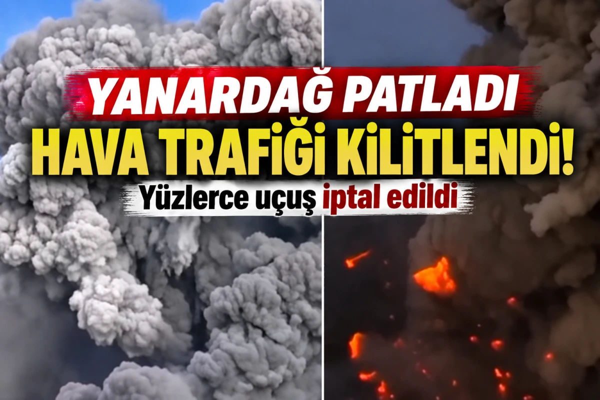 Anak Krakatau patladı: Hava trafiği kilitlendi, 1558 u&ccedil;uş etkilendi