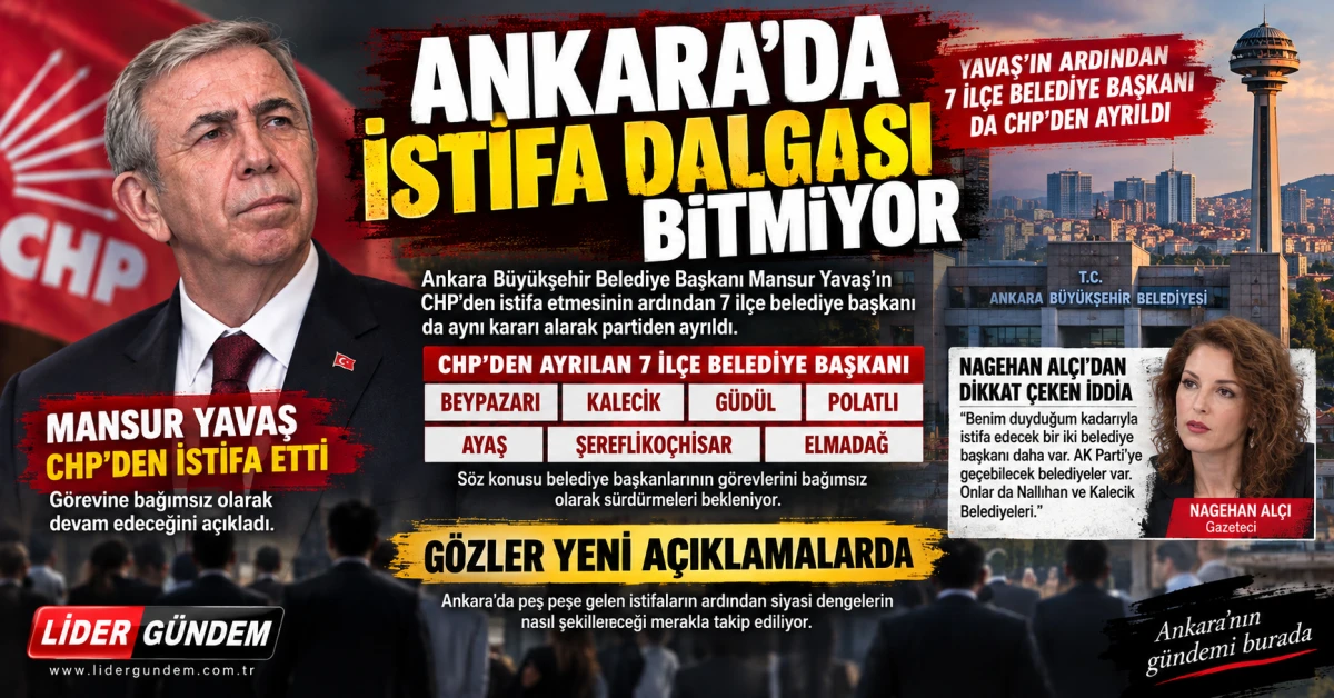 Ankara&rsquo;da CHP&rsquo;de peş peşe istifalar: İki il&ccedil;e i&ccedil;in yeni iddia