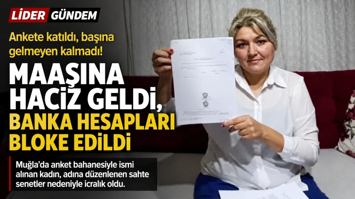 Anket Tuzağı Kabusa D&ouml;nd&uuml;! İsmini Verdi, Maaşına Haciz Geldi