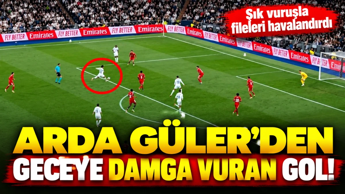 Arda G&uuml;ler Bernabeu'yu Ayağa Kaldırdı! Real Madrid'den Sevilla'ya Gol Yağmuru