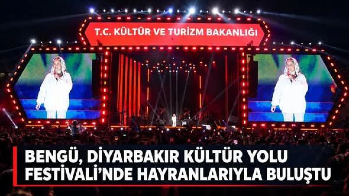 Beng&uuml;, Diyarbakır K&uuml;lt&uuml;r Yolu Festivali&rsquo;nde Hayranlarıyla Buluştu