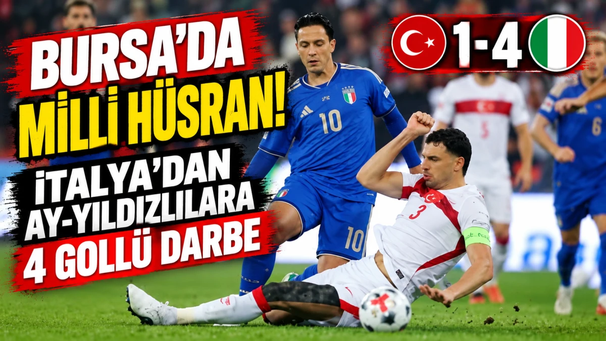 BURSA&rsquo;DA MİLLİ H&Uuml;SRAN! İTALYA KARŞISINDA AĞIR YENİLGİ