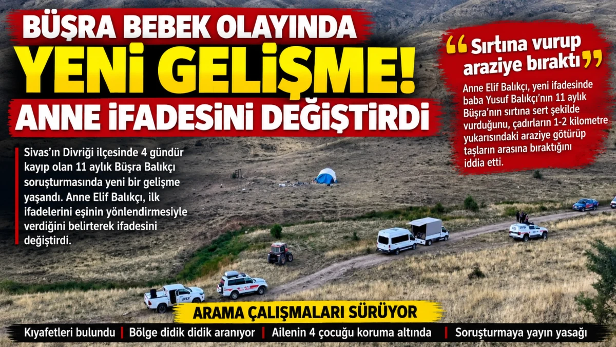 B&uuml;şra bebek olayında yeni gelişme: Anne ifadesini değiştirdi