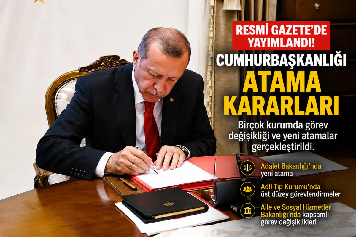 Cumhurbaşkanlığı atama kararları Resmi Gazete'de yayımlandı