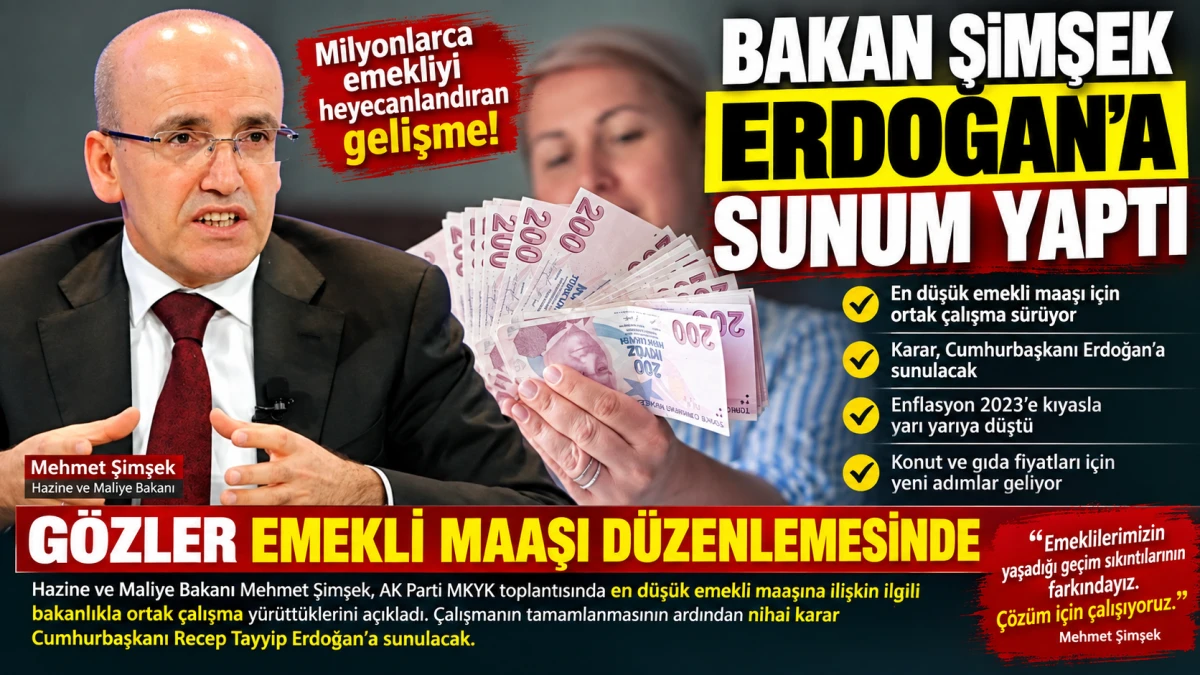 En D&uuml;ş&uuml;k Emekli Maaşı İ&ccedil;in Yeni &Ccedil;alışma: Kararı Erdoğan Verecek