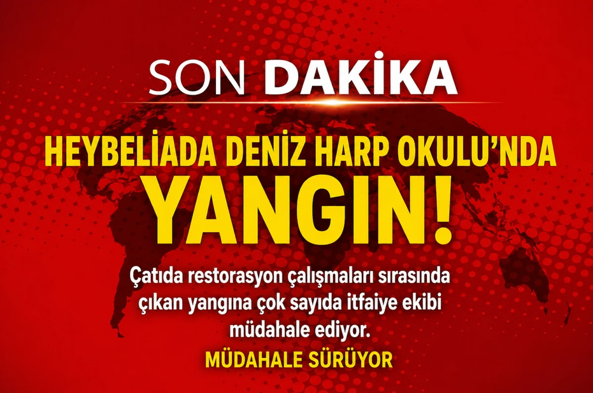 Heybeliada Deniz Harp Okulu'nda &ccedil;atı yangını! Ekiplerin m&uuml;dahalesi s&uuml;r&uuml;yor