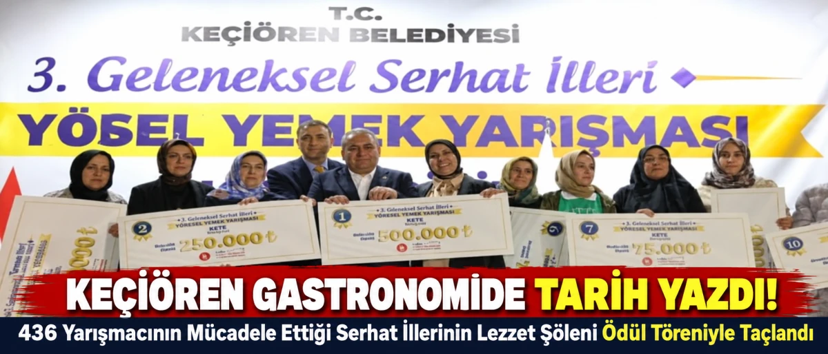 KE&Ccedil;İ&Ouml;REN GASTRONOMİDE TARİH YAZDI!