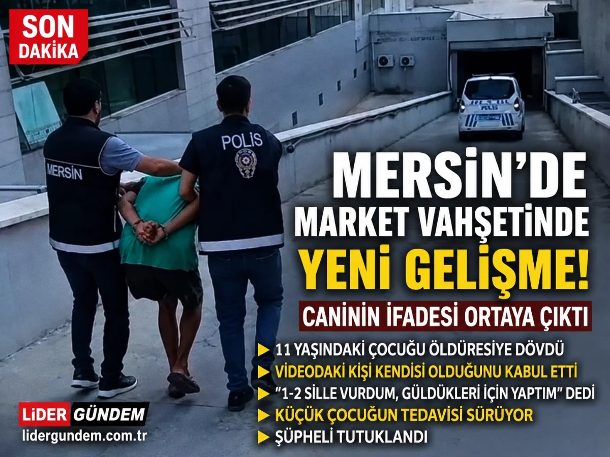 Mersin'deki Market Saldırısında Yeni Gelişme: Tutuklanan Ş&uuml;phelinin İfadesi Ortaya &Ccedil;ıktı