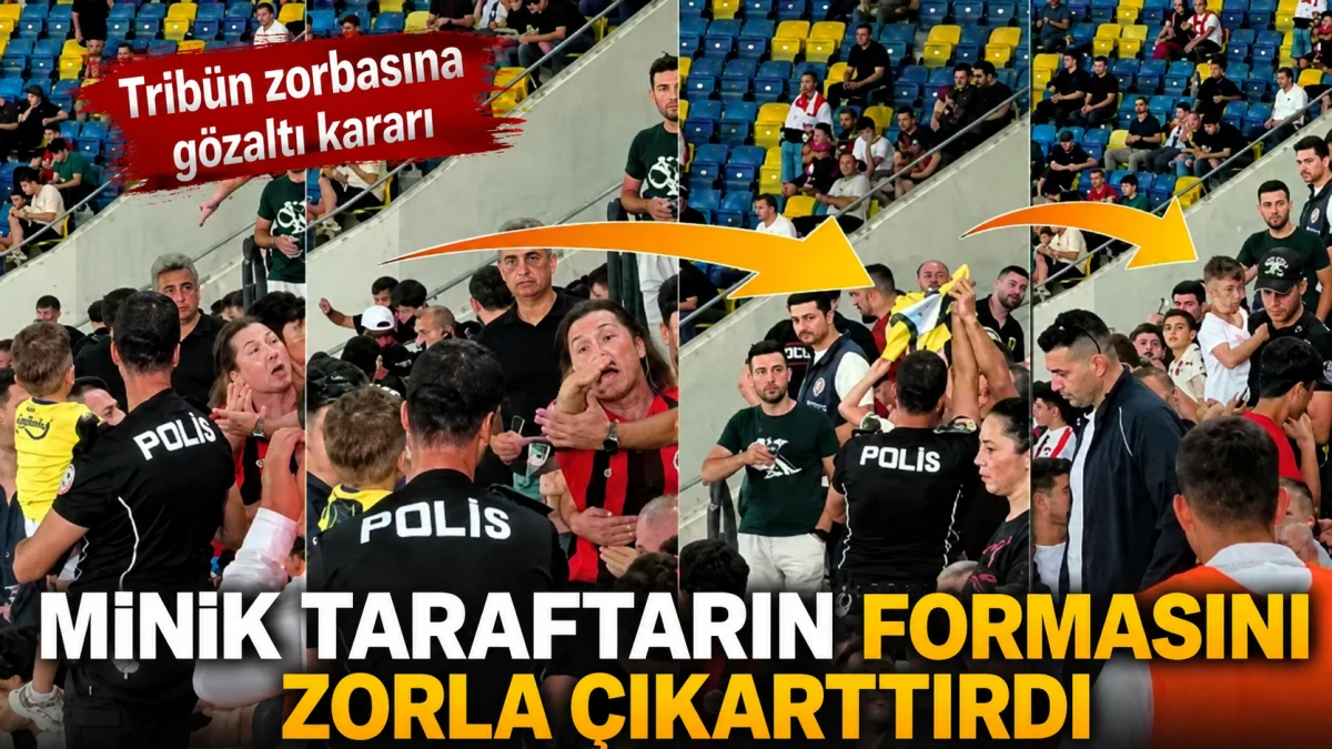 Minik Taraftarın Formasına M&uuml;dahale: Ankara&rsquo;da Ş&uuml;pheli Hakkında G&ouml;zaltı Kararı