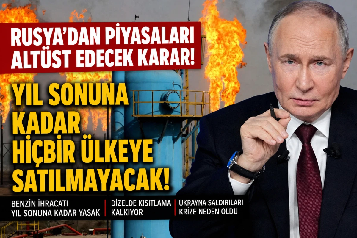 Rusya'dan akaryakıt ihracatına yıl sonuna kadar yasak! Enerji piyasalarında yeni d&ouml;nem