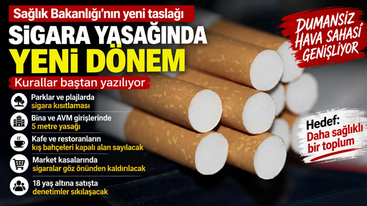 Sigara yasağında yeni d&ouml;nem: Park, plaj ve kafe girişleri g&uuml;ndemde